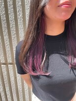 ネオリーブカップ 町田店(Neolive capu)&nbsp;韓国インナーカラー☆ピンクラベンダー