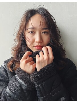 アルバム 池袋(ALBUM) スパイラルウェーブ_マチルダボブピンクベージュ_9428