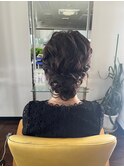 結婚式ヘアセット