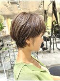【LA'BO三浦】ショート×アッシュベージュ