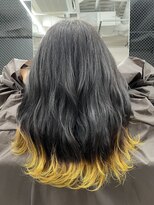 ジエクト ヴィシア(The Ect VIXIA)&nbsp;裾カラー／イエロー/グラデーションカラー/毛先カラー