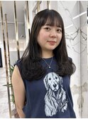 オリーブグレージュ/レイヤーカット