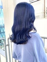 ダブルカラーブルーベージュカラーケアブリーチハイトーンカラー