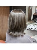 矯正毛でも透明感!グレージュくびれミディ..~**.