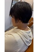 縮毛矯正xショートボブ