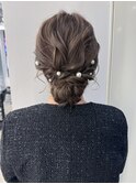 王道ゆるシニヨン