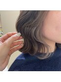 赤み消しの透明感カラー×イヤリングカラー