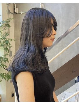 マッシュ 北堀江(MASHU) アッシュブラウンカラー