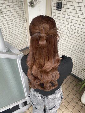 フェリーチェ(Felice) カチモリ　ハーフアップ　韓国ヘア　推し活