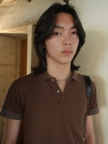 ノラジャーニー(NORA Journey)&nbsp;メンズボブウルフメンズミディアムレイヤーカットメンズウルフ