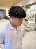 ツイストスパイラル/パーマ/メンズカット