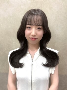 びゃんびゃん 江端店 大人ガーリー/ピンクベージュ/似合わせカット/イメチェン/前髪