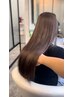★【艶々で綺麗な髪質改善カラー】 &髪質改善TR ￥ 10,000