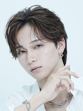 フィフス 原宿(fifth) 渋谷シャドウパーマメンズカットセンターパートウルフ30代