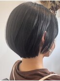 丸みショートボブ