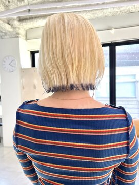 デート 下北沢(DATE) 下北沢デザインカラーケアブリーチカラーインナーカラー韓国30代