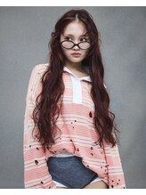 ミース(MIES) ブリーチなしダブルカラー/暖色カラー/チェリーピンクカラー