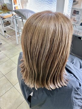 白髪ぼかしアンブレラカラー