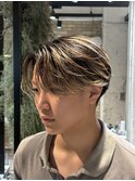 フェザーショート韓国マッシュメンズ縮毛矯正/三鷹/吉祥寺/光