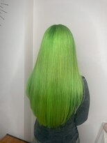 ヘアーデザインルアナ(Hair design Luana.) ネオングリーンカラー