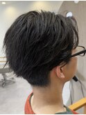 毛流れセンターパート