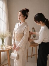     特別な日の思い出をもっと素敵に彩るヘアをご提案します、あなたらしく輝ける時間を