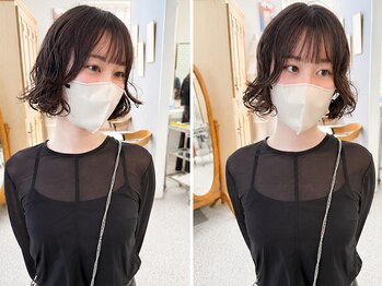 ユイマァル 岡山(YUIMARL)の写真/【岡山/倉敷】ニュアンスパーマ&レイヤーパーマで叶うラフウェーブ◎スタイリングがラクになる魔法のヘア