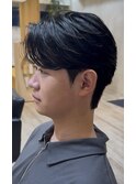 MEN’S/サーフカール/刈り上げセンターパート/髪質改善/渋谷