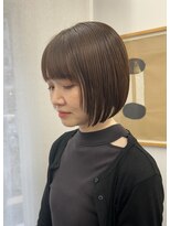 クラップス 上永谷(CLAPS)&nbsp;20代30代ミニボブレイヤー丸みボブ前髪ありボブ顔周りレイヤー