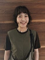 キルトプラスリム(Qilt+LIM)&nbsp;オン眉とボブパーマ