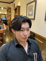 ヒロギンザバーバーショップ 神楽坂店(HIRO GINZA BARBER SHOP)&nbsp;王道センターパート