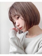 骨格補正小顔カットその9  王道 前下がりボブ[Belle銀座店]