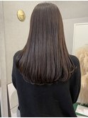 マロンベージュ ロングヘア