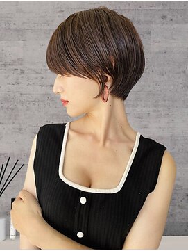 ヘアーアンジェ 南矢野目店(Hair ange) 【お客様スタイル】秋カラー×ショートボブNo.4