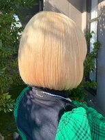 ベレーザ 渋谷(BELEZA)&nbsp;3099プラチナグレージュハイトーンカラーボブスローカラー