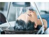 【癒しのメニュー】頭浸浴付き頭皮環境改善炭酸ヘッドスパ&カット ¥6000