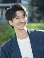 アンフィニー 銀座(ANFINI)&nbsp;女子ウケ抜群　センターパート黒髪メンズ短髪ナチュラルおすすめ