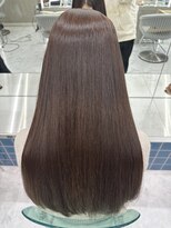 ロンドルーチェ 心斎橋(Lond luce)&nbsp;ダークアッシュ/ミディアムレイヤーカット［髪質改善/縮毛矯正］