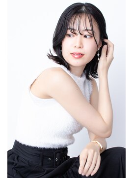 ヘアサロン ナノ(hair salon nano) 耳掛けでさらに色っぽく♪ひし形ボブ