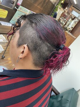 アクシス 津田沼(AXIS) スパイラルパーマ＆メッシュダブルカラー