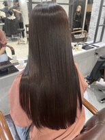 銀座　cheri 透明感ブラウン×髪質改善サイエンスアクア