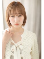 カバーヘア ブリス 大宮西口(COVER HAIR bliss)&nbsp;透明感カラー大人ハイライト切りっぱなしミニボブZ大宮20代30代