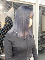 ラニヘアサロン(lani hair salon)&nbsp;ブルージュ/ブルーグレー/シルバーカラー/ケアブリーチ/ボブ