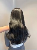 ニュアンスブラックで透け感たっぷり
