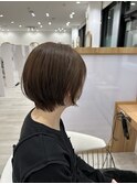 小顔ショートヘア