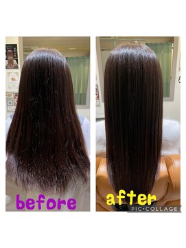 リリー 京都山科店(Lily) ロングヘアーオリーブカラー