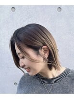 オントエンヘアー(ONTOEN.Hair) 切りっぱなしボブ
