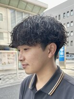 オーガニック アトリエ 大宮(organic+atelier)&nbsp;ツイストスパイラルパーマメンズパーマ波巻きパーマツーブロック