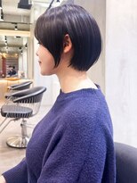 ロンド エメ 柏(Lond aimer)&nbsp;イメチェン外ハネボブ美髪ワイドバングレイヤーショート/柏