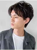 サーフカールセンターパート前髪パーマ大人束感イメチェン